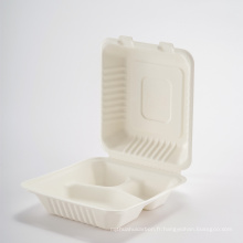 Boîte à lunch en papier écologique jetable